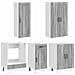 Unità Cucina KALMAR 5 pcs Sonoma grigio Legno ingegnerizzato - Foto miniatura 3