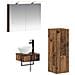 Set di Armadi da Bagno 4 pcs Legno antico 40 x 10,5 x 60,5 cm - Foto miniatura 1