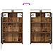 Set di Armadi da Bagno 4 pcs Legno antico 40 x 10,5 x 60,5 cm - Foto miniatura 9