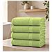 Set 4 Teli Bagno 100x150 cm - Morbidezza, Eleganza e Qualità - Herbal Garden /Verde Erba - Foto miniatura 1