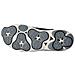 Nebula Scarpe Uomo Blu Pelle Tessuto Net Breathing System U52d7b 0zb22 numero 40 - Foto miniatura 10