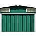 Capanno Da Giardino 257x298x178 Cm In Metallo Verde - Foto miniatura 6