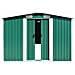 Capanno Da Giardino 257x298x178 Cm In Metallo Verde - Foto miniatura 8
