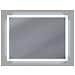 Specchio A Parete A Led 60 X 80 Cm Argento Adour - Foto miniatura 4