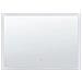Specchio A Parete A Led 60 X 80 Cm Argento Adour - Foto miniatura 8