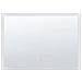 Specchio A Parete A Led 60 X 80 Cm Argento Adour - Foto miniatura 1