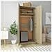 Armadio Rovere Sonoma 90x52x200 cm in Legno Multistrato - Foto miniatura 3