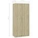Armadio Rovere Sonoma 90x52x200 cm in Legno Multistrato - Foto miniatura 8