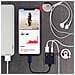 Adattatore Audio Carica Iphone A Lightning E Jack 3,5 Mm Femmina Nero - Foto miniatura 3