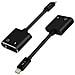 Adattatore Audio Carica Iphone A Lightning E Jack 3,5 Mm Femmina Nero - Foto miniatura 1
