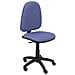 Modello 04cp Sedia Da Ufficio Ergonomica Con Meccanismo Di Contatto Permanente E Regolabile In Altezza Sedile E Schienale Imbottiti In Tessuto Bali Azzurro - Foto miniatura 1