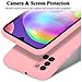 Custodia Compatibile Con Samsung Galaxy A31 In Liquid Rosa - Coperchio Protettivo In Silicone Tpu Flessibile - Foto miniatura 7