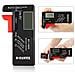 Checker Tester Volt Per Aa Aaa C D 9v 1.5v Batterie A Bottone Nero Bt-168d - Foto miniatura 4