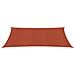 Vela Parasole 160 G / m Terracotta 2x5 M In Hdpe - Foto miniatura 6