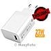 Caricabatterie Originale Da Parete Per Casa Usb Mdy-10-el 27w White Bulk - Foto miniatura 1