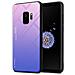 Custodia Compatibile Con Samsung Galaxy S9 In Rosa - Blu - Coperchio Protettivo Bicolore In Vetro Temperato E Silicone Tpu - Foto miniatura 1