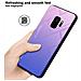 Custodia Compatibile Con Samsung Galaxy S9 In Rosa - Blu - Coperchio Protettivo Bicolore In Vetro Temperato E Silicone Tpu - Foto miniatura 6