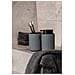 Contenitore Spazzolino Belluno, Ceramica, Grigio, Ø 8 Cm, - Foto miniatura 3