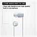 Auricolare Stereo WI-C100 con Bluetooth Microfono Tasto Volume Colore Bianco - Foto miniatura 4