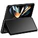 Cover Clear View Samsung Galaxy Z Fold4 Funzione Supporto Video Nera - Foto miniatura 2