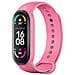 Cinturino Silicone Watch Band Per Xiaomi Mi Band 5 - 6 - 7 Pink - Foto miniatura 2