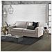 Divano Letto Achiropita, Divano A 2 Posti Large, 100% Made In Italy, Sofà Soggiorno Con Apertura Girevole, In Tessuto Imbottito, Con Braccioli Slim, Cm 180x95h90, Tortora - Foto miniatura 1