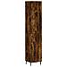 Credenza Rovere Fumo 34,5x34x180 Cm In Legno Multistrato - Foto miniatura 2