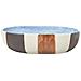 Lavabo Da Appoggio Multicolore Ovale 59x40x14 Cm Ceramica - Foto miniatura 3