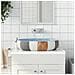 Lavabo Da Appoggio Multicolore Ovale 59x40x14 Cm Ceramica - Foto miniatura 1