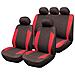 Set Di Coprisedili Alpha Rosso E Nero - Foto miniatura 1