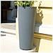 Vaso Tondo Alto A Cono Ø40xh78 Cm In Resina Resistente Da Esterno Con Vaschetta Estraibile Tirso Plus Gdm - Bianco - Foto miniatura 2