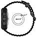 Cinturino Sportivo In Silicone Per Samsung Watch Ultra 47mm Black - Foto miniatura 4