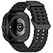 Cinturino Sportivo In Silicone Per Samsung Watch Ultra 47mm Black - Foto miniatura 5