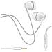 Cuffie Cablate Jack 3,5 Mm Con Microfono Integrato, Bianco - Foto miniatura 1