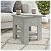 Lusso Casadino -  Tavolino Da Salotto Grigio 40x40x42 Cm In Legno Multistrato - Foto miniatura 6