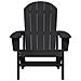 Sedie Adirondack 2 pcs Nere 74x82x90 cm HDPE - Foto miniatura 5
