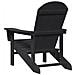 Sedie Adirondack 2 pcs Nere 74x82x90 cm HDPE - Foto miniatura 7