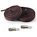 Lacci Per Scarpe Senza Allacciatura Con Fibbia Magnetica Argento, 2 Paia, Elastici E Compatibili Con Scarpe Da Ginnastica, Scarpe Eleganti E Casual Brown - Foto miniatura 1