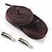 Lacci Per Scarpe Senza Allacciatura Con Fibbia Magnetica Argento, 2 Paia, Elastici E Compatibili Con Scarpe Da Ginnastica, Scarpe Eleganti E Casual Brown - Foto miniatura 2