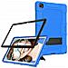 Custodia Per Samsung Galaxy Tab A7 10.4"" Armored Con Supporto Blu - Foto miniatura 2