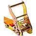 Set Di 10 Cinghie Di Fissaggio Con Fibbia 6 M X 25 Mm Portata 800 Kg Arancione - Foto miniatura 3