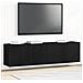 Mobili Porta TV 2 pz Rovere Nero 160x30x41 cm Legno Assicellare - Foto miniatura 2