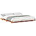 Struttura letto a terra Cera marrone 180 x 210 cm - Foto miniatura 3