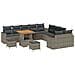 Set Divano da Giardino 13 pcs Grigio 80 x 80 x 71 cm - Foto miniatura 1