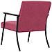 poltrona Rosso Vino 59 x 75 x 78 cm Velluto - Foto miniatura 6