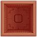 Vaso quadrato per fiori 24 pcs Rosso Mattone 20 x 20 x 16 cm - Foto miniatura 7