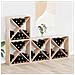 Portabottiglie 4 pcs Naturale 62 x 25 x 62 cm Pino massello - Foto miniatura 2