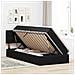 Letto con Contenitore con materasso Nero 90 x 190 cm Velluto - Foto miniatura 4
