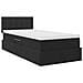 Letto con Contenitore con materasso Nero 90 x 190 cm Velluto - Foto miniatura 5