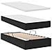 Letto con Contenitore con materasso Nero 90 x 190 cm Velluto - Foto miniatura 8